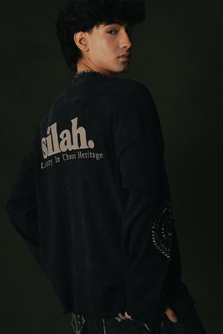 Zakhm Full Sleeve Distressed Tee