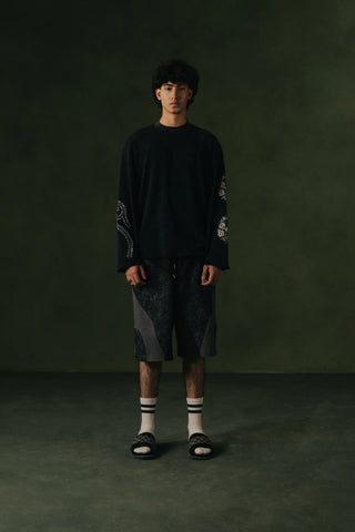 Paiband Baggy Shorts Paneled
