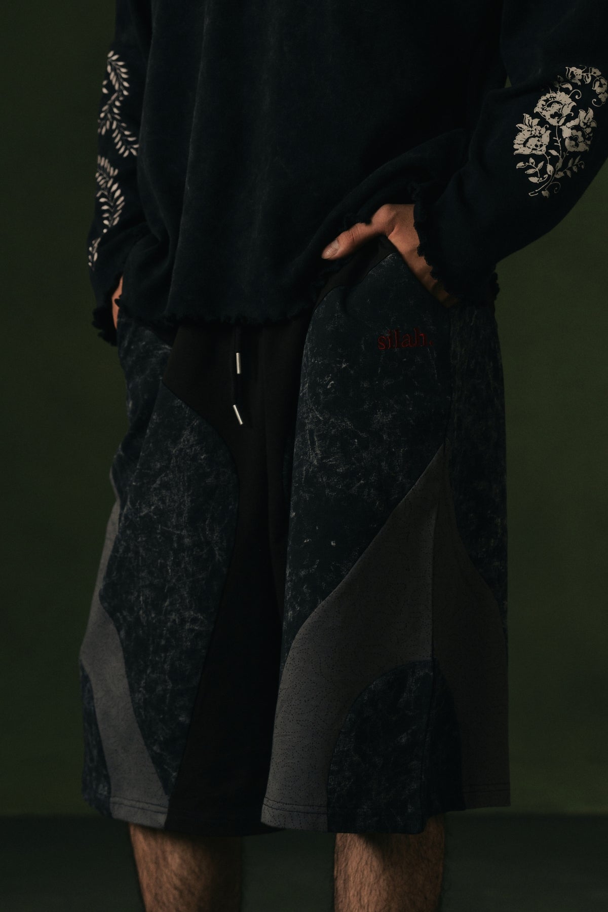Paiband Baggy Shorts Paneled